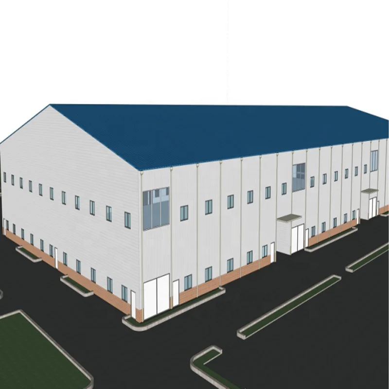 
 Успешно изготовленный конструкция, стальная конструкция, современный модульный склад, экспорт в Индию  