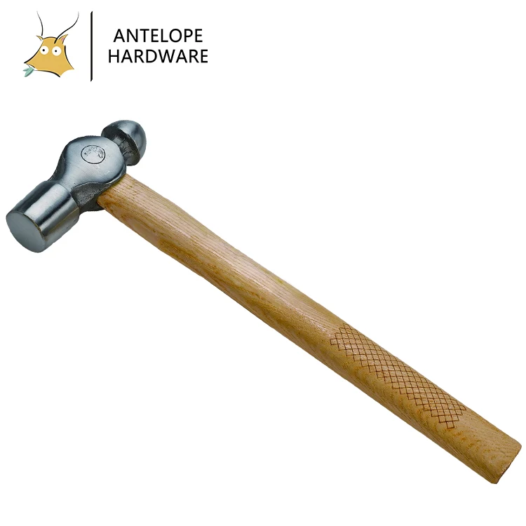Size 1/2p Carbon Steel Wood Handle Ball Mallet Ball Pein Peen Parts Sizes Hammer
