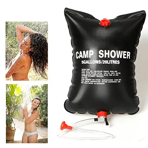 Ecofriendly PVC Camping Shower 5 Gallon Summer Solar Shower Instant Portable Outdoor Camping Shower