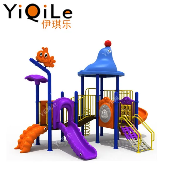 Good price for outdoor playground exercise equipment pull up bars attractive kids park games equipment hot plastic slide