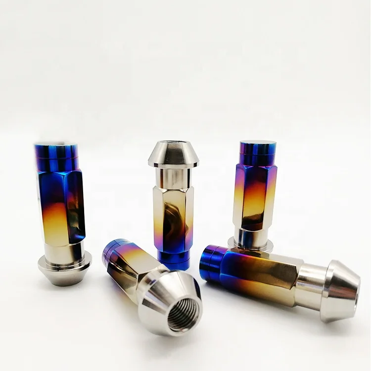 High-strength titanium lug nut m12-1.25 for cars