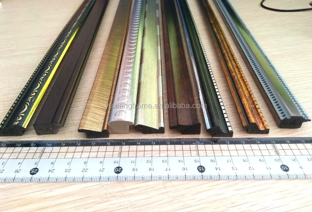 hot sale popular cheap New style small size ps plastic picture frame moulding polystyrene painting frame profile