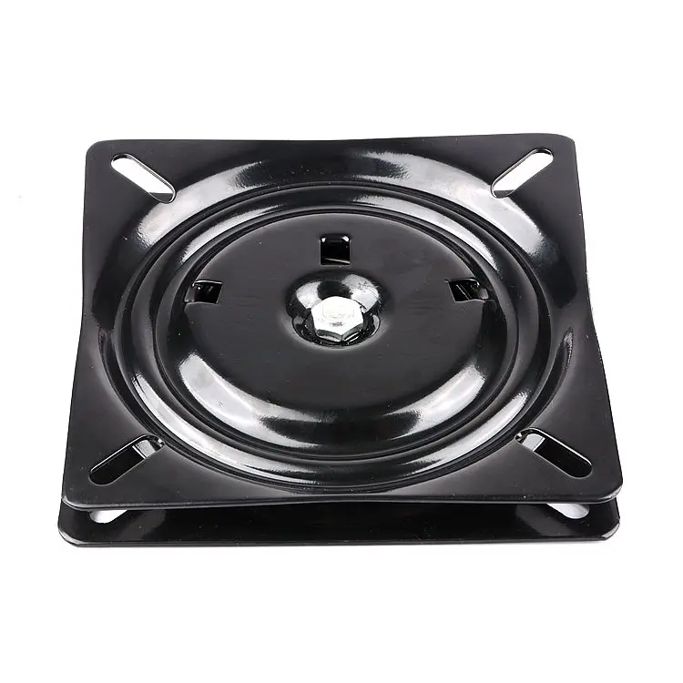 Лидер продаж, черный шарнир для барного стула толщиной 2,3, 7 дюймов, 177 мм, угловая сменная поворотная пластина с возвратом пружины с эффектом памяти