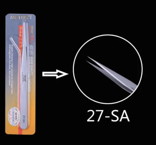 
Professional Stainless Steel Eyelash Extension Tweezers Lashes Tweezers Accept OEM 