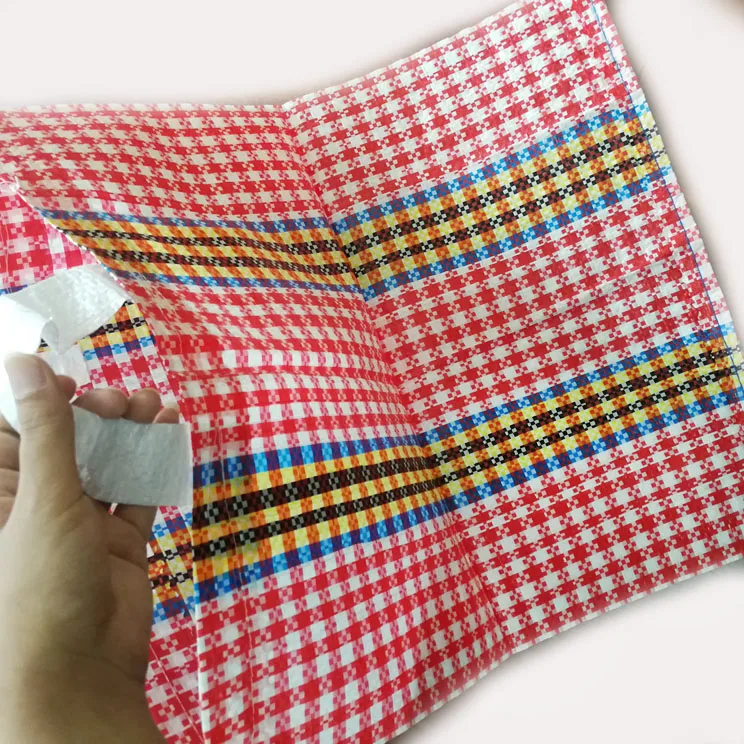 
Multi-color Shopping Carrier Packaging Die-Cut Handle Plastic polypropylene pp bags export to Peru 