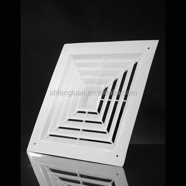high quality air conditioning ceiling aluminum square diffuser