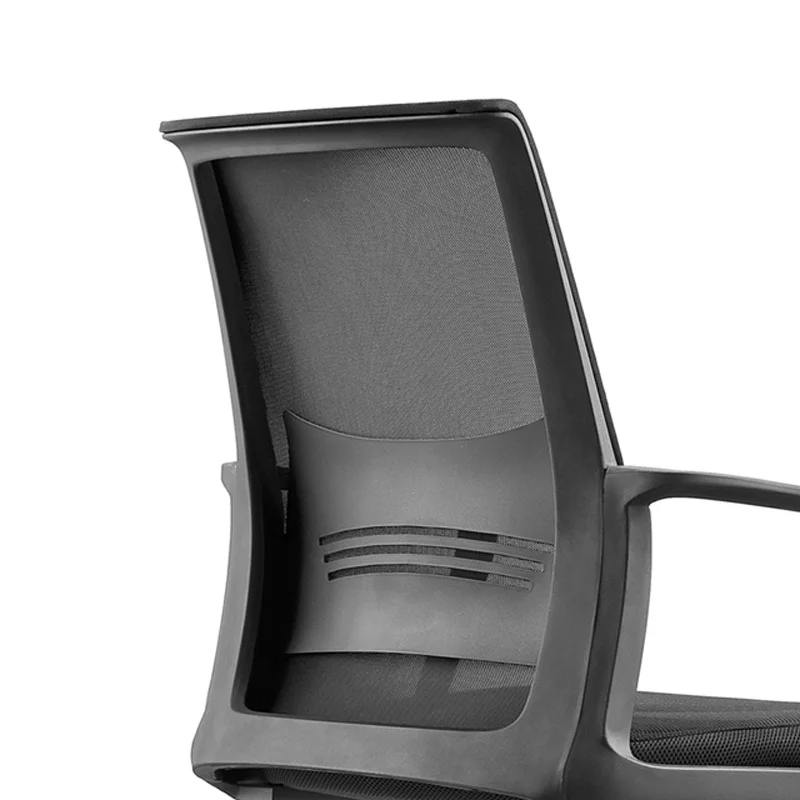 Modern black mesh cheap chair ergonomic meeting room training computer office staff chair