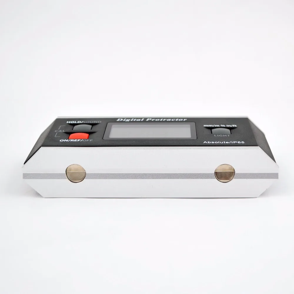 Digital Angle Finder Carpentry Inclinometer IP67 with Magnetic V-Groove Base For Masonry and Construction