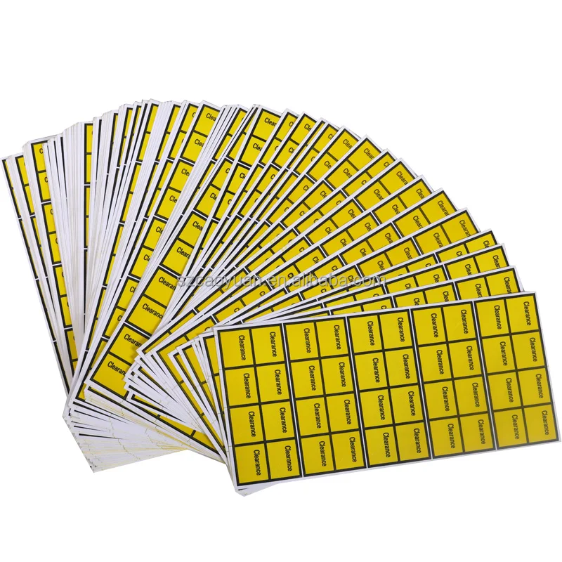 Shenzhen Manufacturer Customized Logo Printing Self Adhesive PET Labels