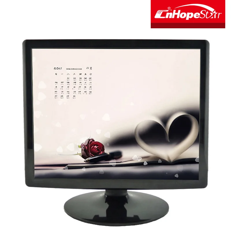 17 высокое качество монитор, tft lcd монитор, монитор компьютера