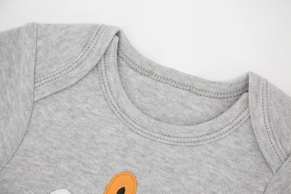 High Quality 2 PCS Cool Little Fox Print Baby Rompers Bodysuit Set Boys Clothing Jumpsuit Bamboo Soft Fabric For Newborn