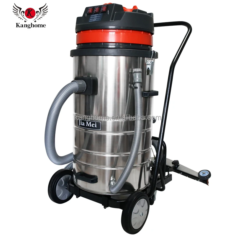 Цена по прейскуранту завода, оптом, мощность электронный 3-мотор 3000W 80L высокое качество Мокрый Сухой Промышленный Пылесос