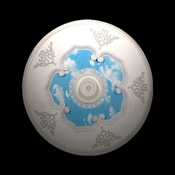 Middle East style ps false ceiling designs sky blue for bed room for homes