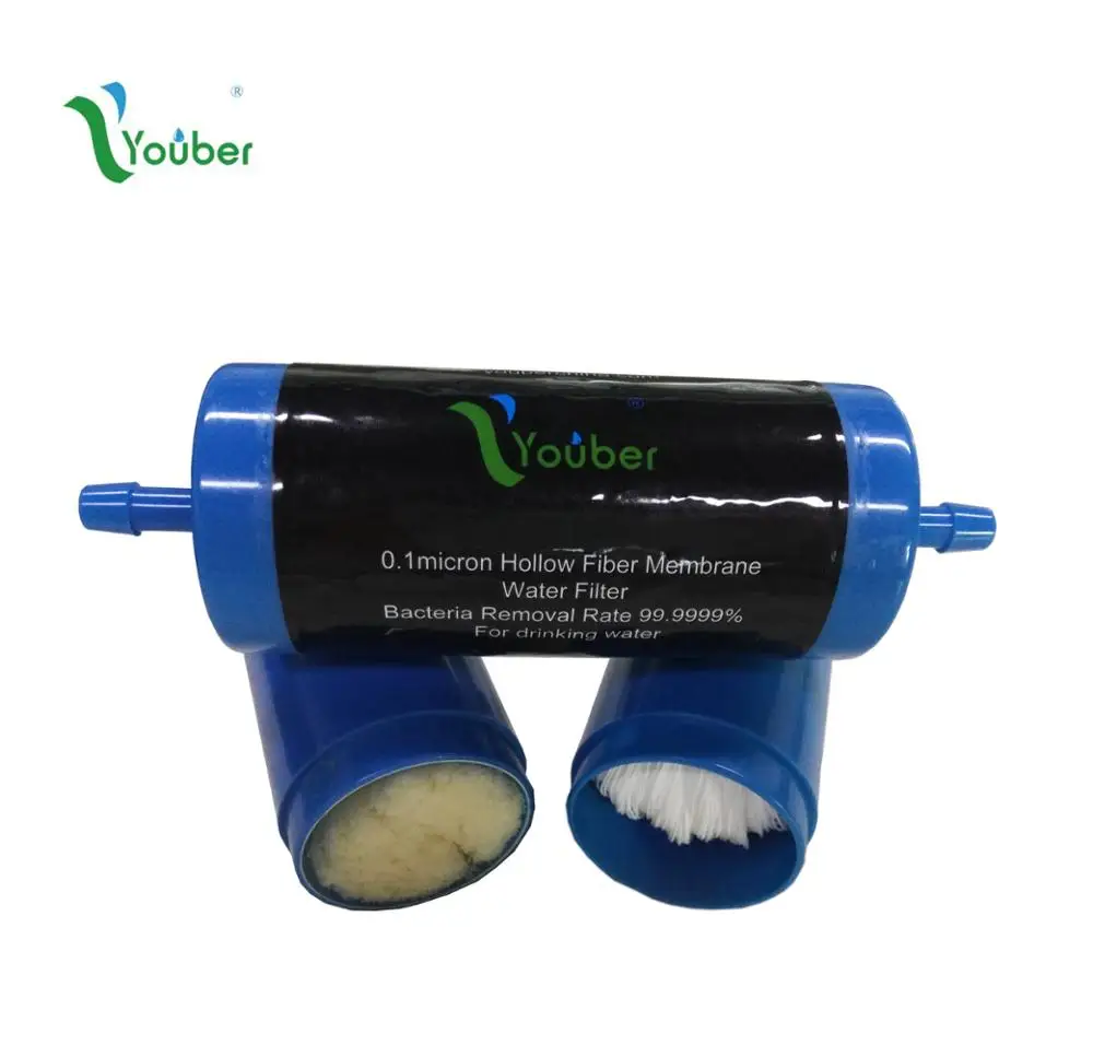 Personal Water Filter Straw for Outdoor camping drinking instant water filters directly from the stream gravity fed system