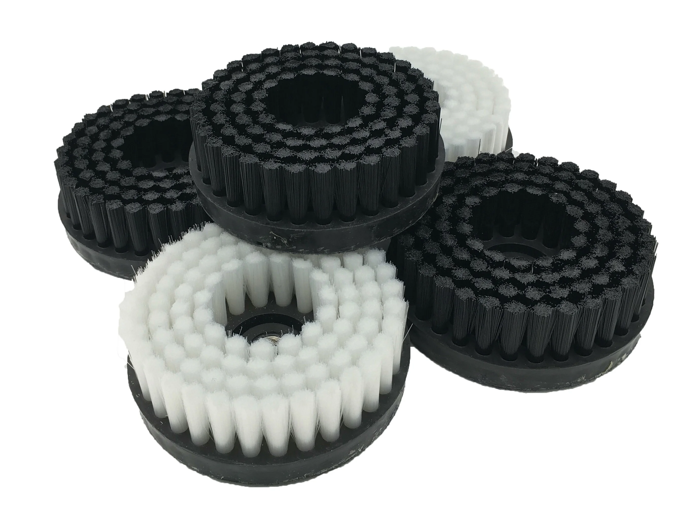 Hook and Loop Nylon Disc Brush for Carpet/ Floor/Car Cleaning