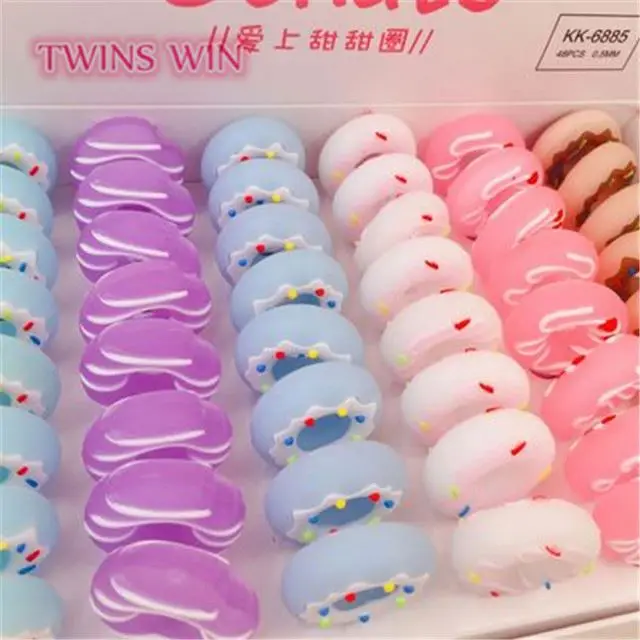 2019 kawaii stationery cute online shopping colorful  donut liquidly ink pen 1213