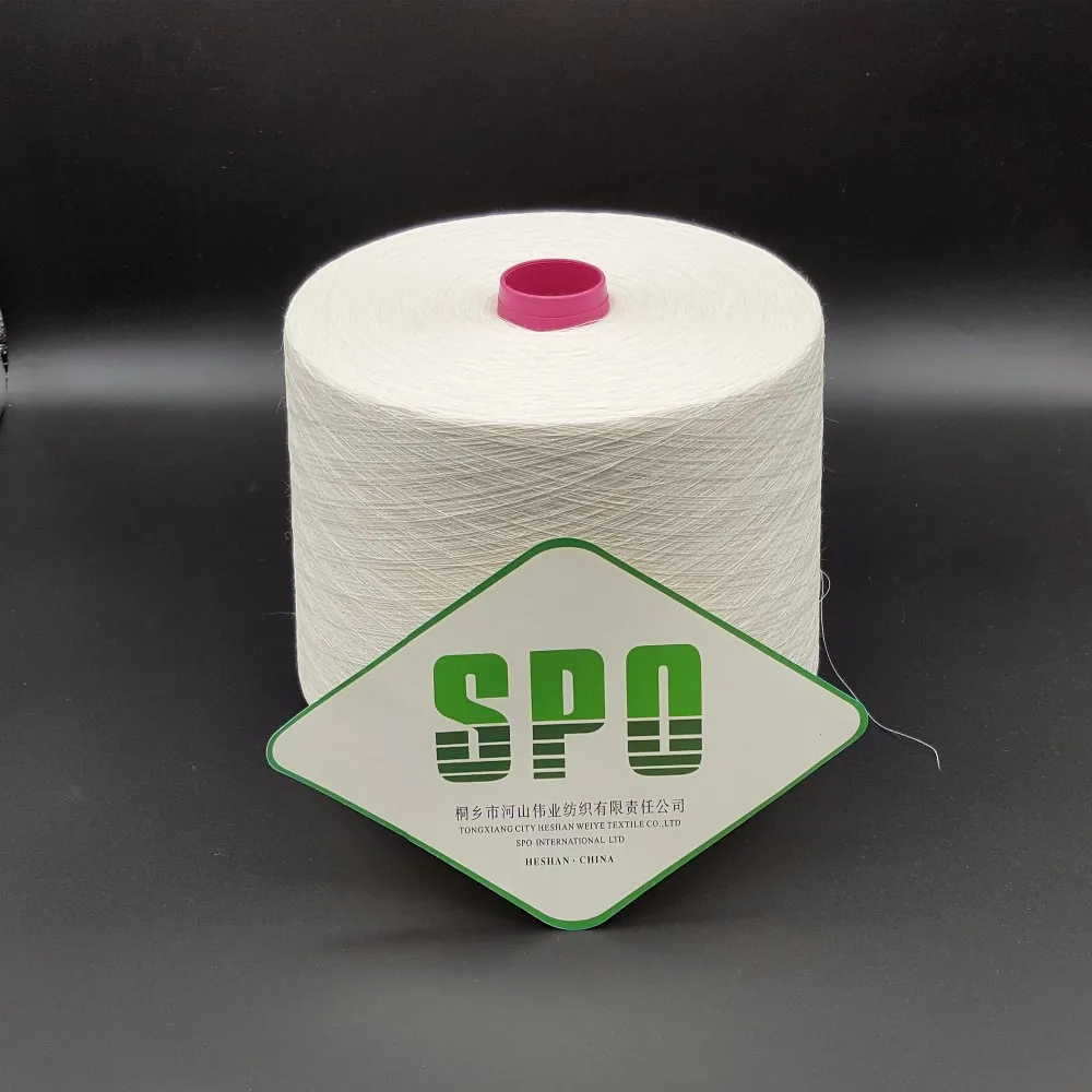 36nm/1 полу беленой льняной пряжи 100% льняное волокно с мелкой дробленой льняной прядильной машинаы