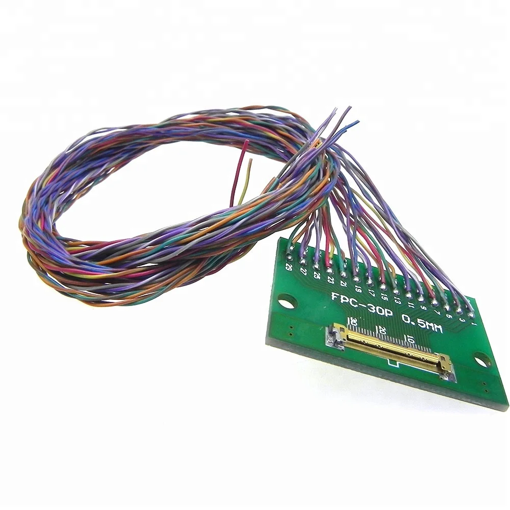 ODM/OEM Wiring Harness Manufacturing  20453 30 Pin Lvds Cable Wire Harness Cable for Print Diagrams Telephone