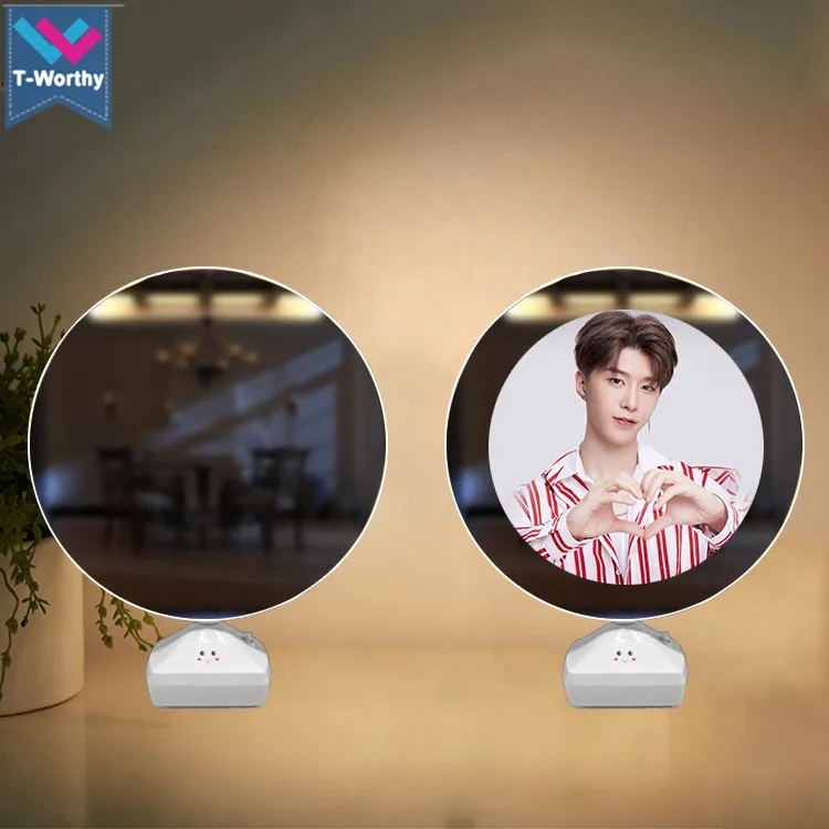 New Products Souvenirs For Wedding Guests LED Photo Frame with Mirror