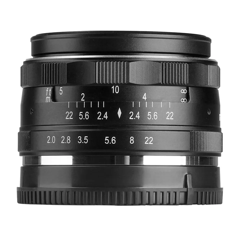 Meike 50mm F2.0 Large Aperture Manual Focus Prime  APS-C Lens for Sony E Mount Nex3/3N/5T/5R/6/7/A5000/A6000 Mirrorless Cameras