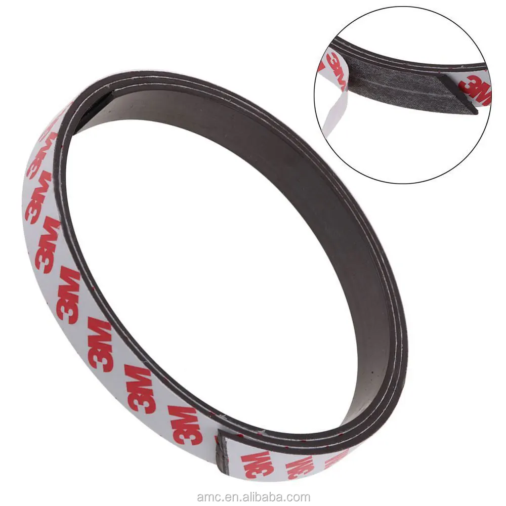 Double sided adhesive magnetic tape