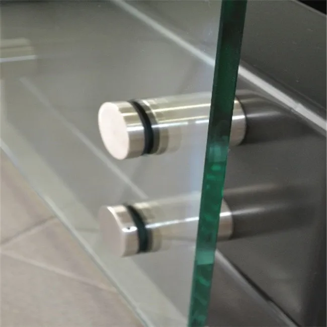  Wholesale stainless steel standoff hardware glass railing for stair