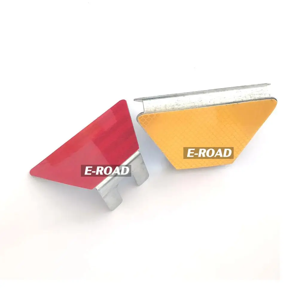 Ограждение для поручней, белый, желтый, красный цвет, трапециевидная форма, ограждение шоссе, металлические штамповочные детали, ограждение, отражатель