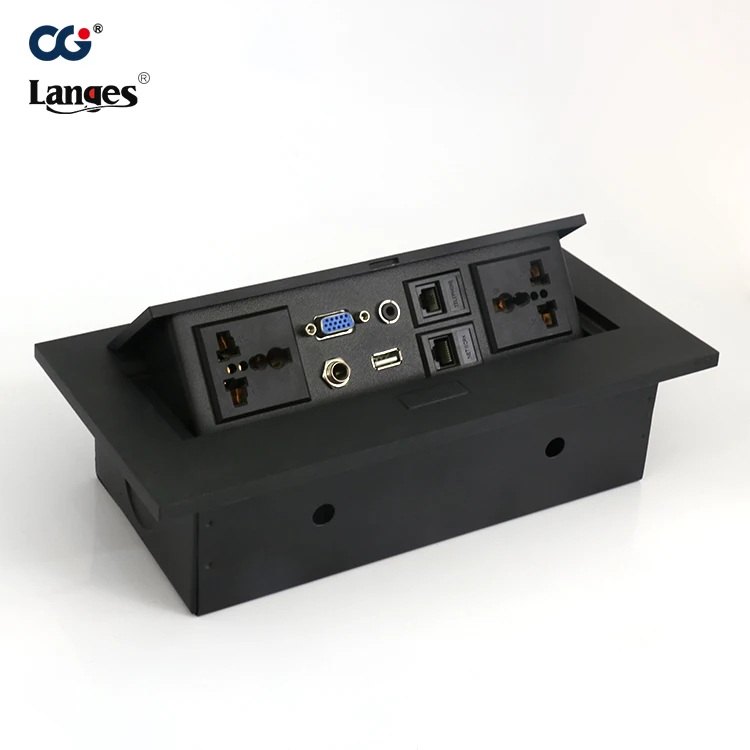Conference Table Trough customizable Data Power Charging