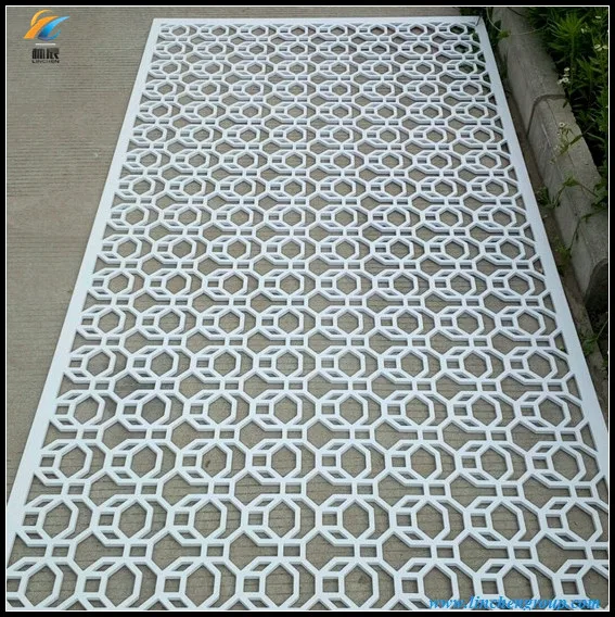 Decorative modern design WPC folding screen room divider