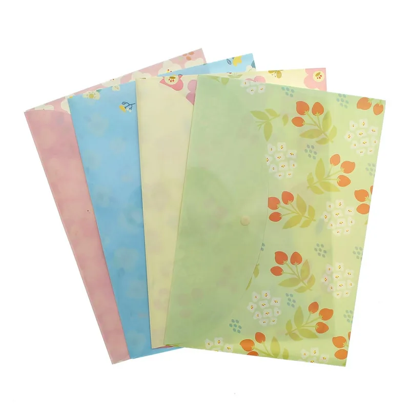 Expanding file folder a4 PVC plastic file folder a4 document bag wholesale factory transparent clear cheap