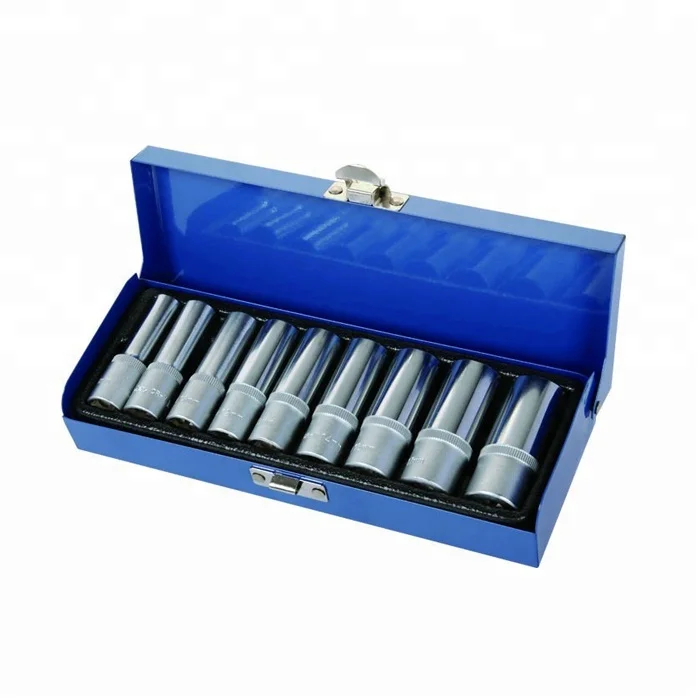 9pcs Deep Socket Wisent Tools Used Automotive Tools Metal Tool Set