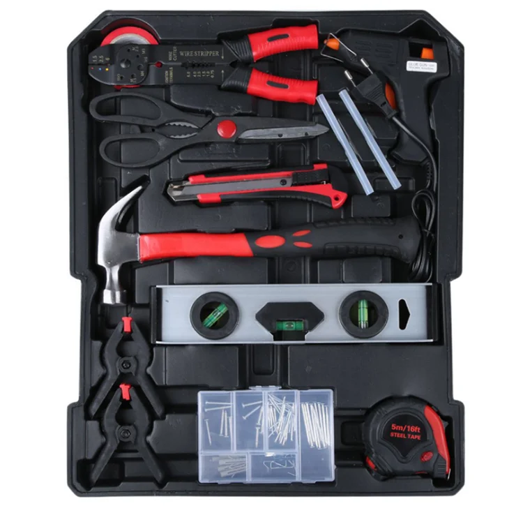 217 Pcs Aluminum wheel Trolley Box Repare Full Hand Tool set