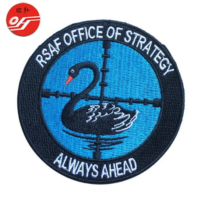 Lovely Design Customized Laser Cut Full Embroidered Embroidery Badge Patch for Clothing