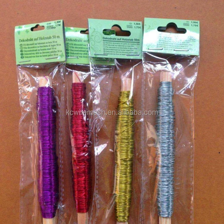 Reputable KC brand Bright craft wire / artistic wire with painted wire (certified manufacturer).