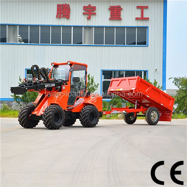 CE, EPA certified 4x4 mini tractor farm tractor DY1150 small tractor for sale