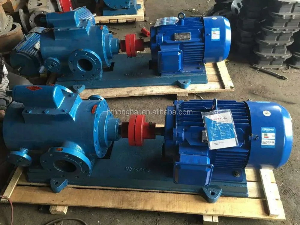 Honghai, 3QGB60*2-46 insulation asphalt three screw pump for heavy oil and asphalt
