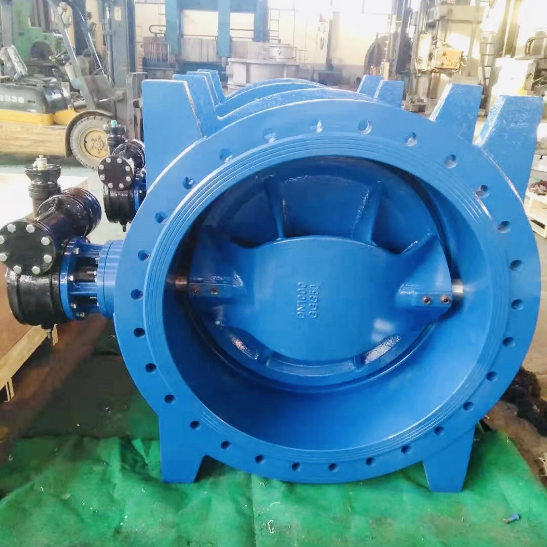 China supplier cast ductile iron series 14 resilient seat EPDM double eccentric butterfly valve three eccentric butterfly valve