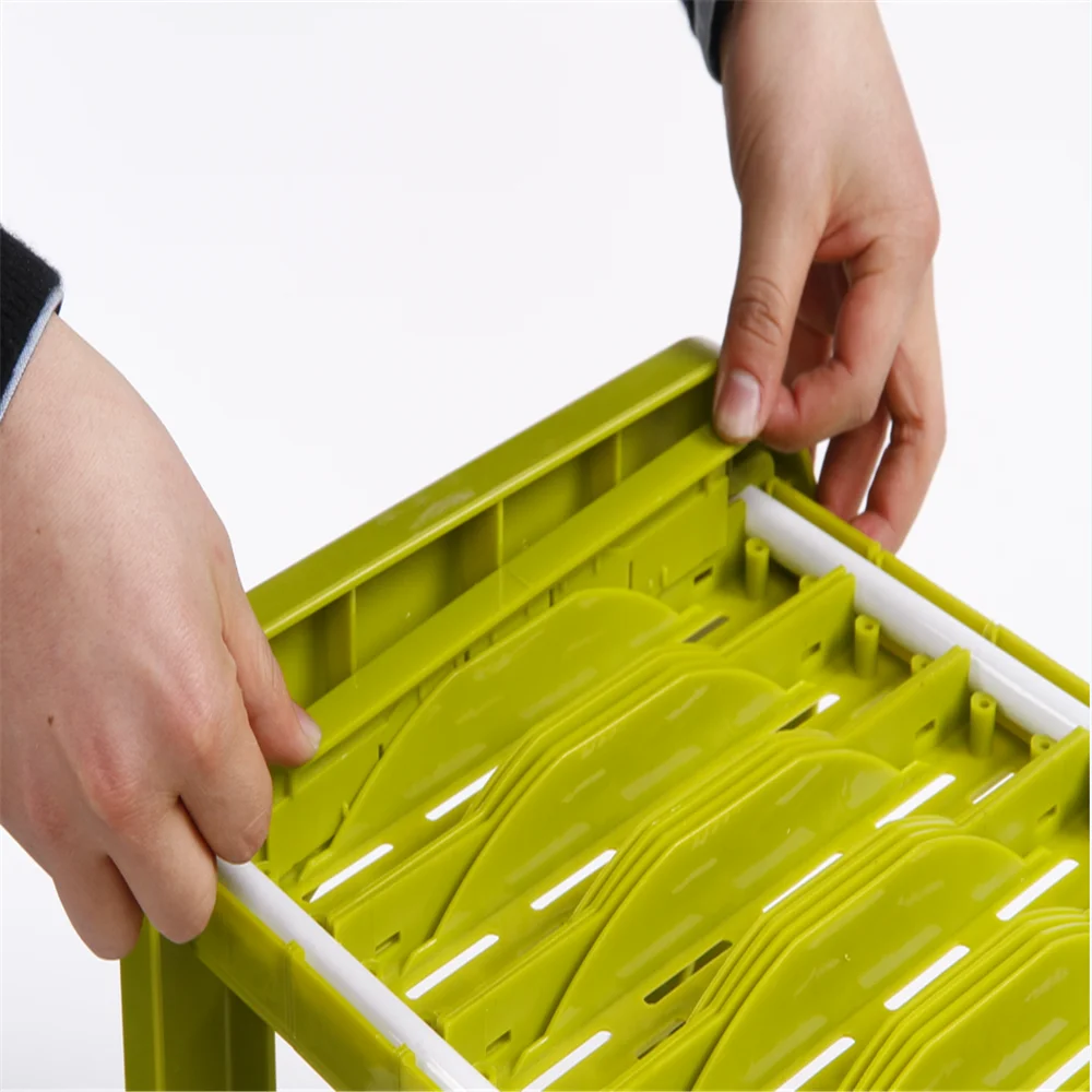 
Hot sale orange collapsible dish rack for cabinets 