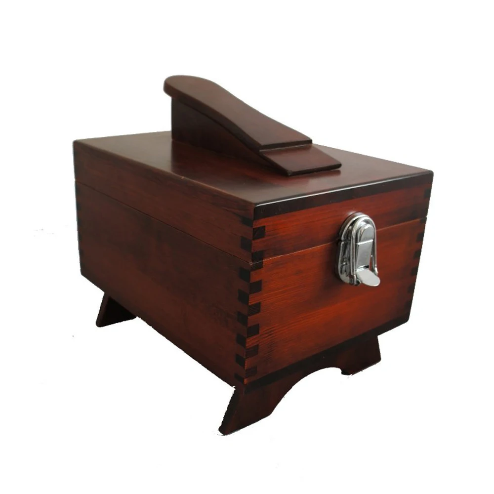Wooden Shoe Packaging Box Shoe Care Valet