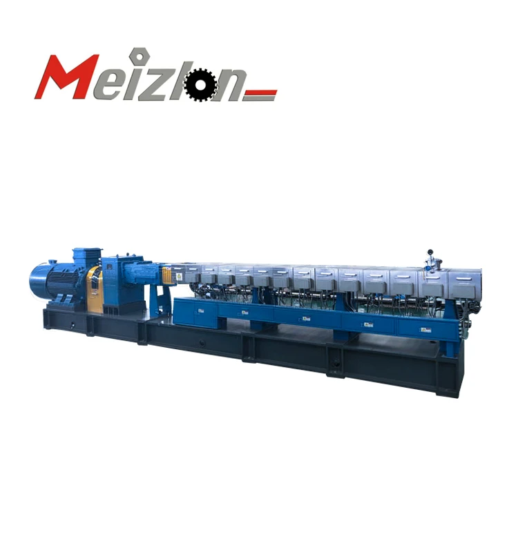 Meizlon MT75 TPU,TPV,TPS,TPO,(TPE) thermoplastic elastomer rubber twin screw extruder machine