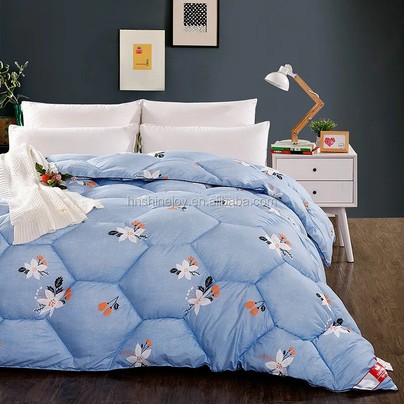 
Elegent Super Soft King Size Custom orange bedding cotton printed comforter 
