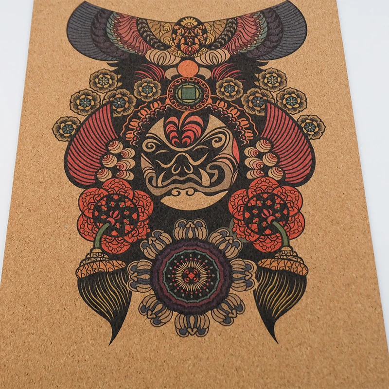 
China Manufacturer High Quality Organic Natural rubber Cork Yoga mat 