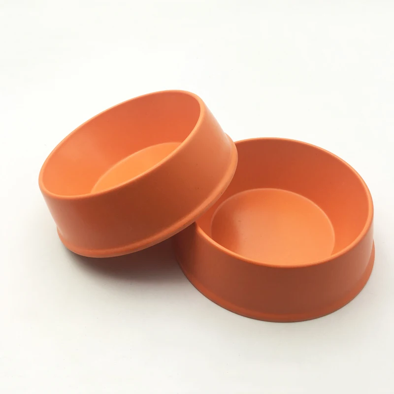 2020 Wholesale custom logo colorful bamboo fiber pet bowl high quality dog/cat bowl