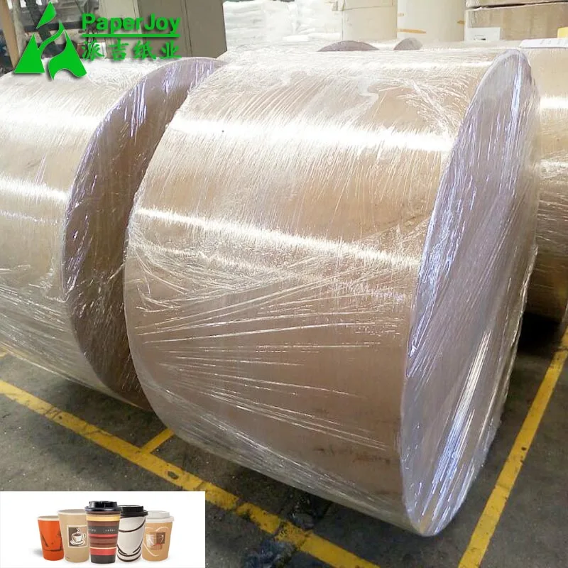 
Factory Price 190+18gsm PE Coated Paper For Paper Cup Single Sided PE Coated Paper Roll 
