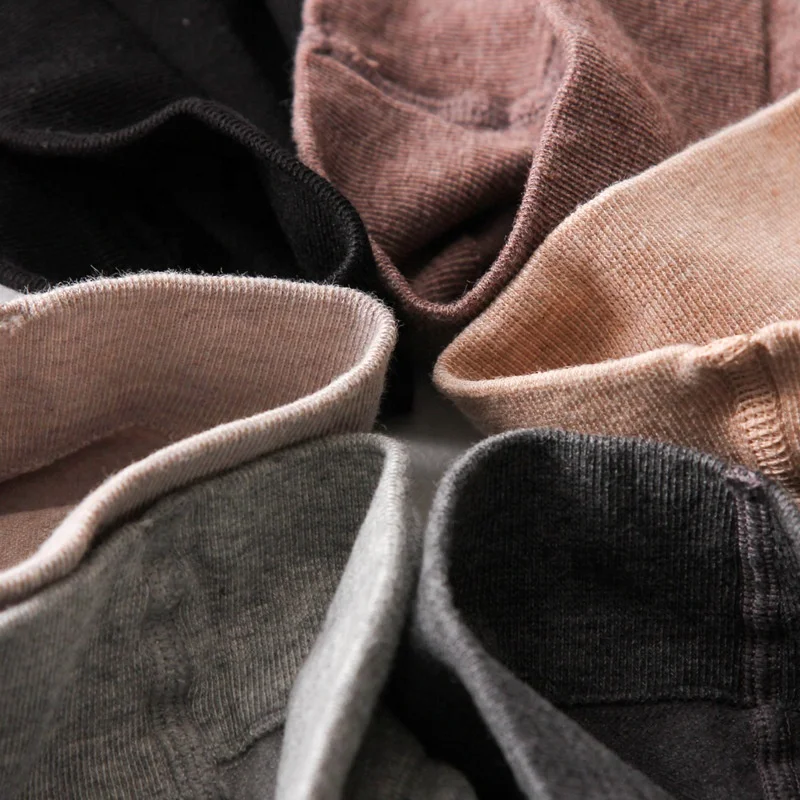 2019 Fashion Comfortable Pure Color Combed Cotton Women Tights