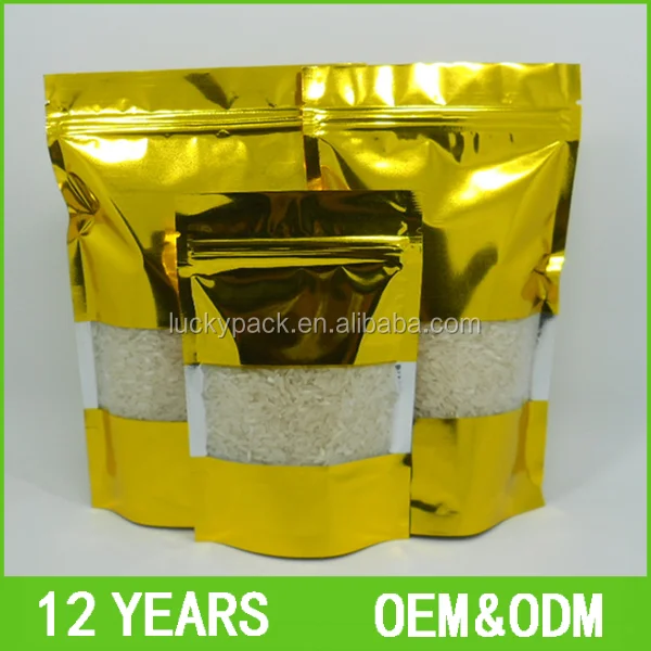 Toy Packing Stand Up Zipper Top Bottom Gusset Laminated Resealable Bag