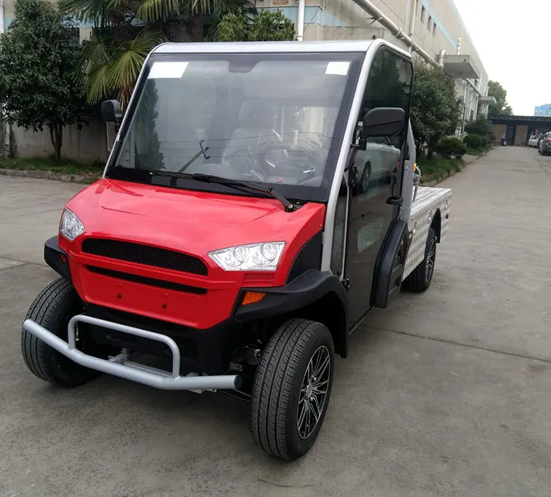 New design powerful mini electric car pickup truck optional accessories made in China