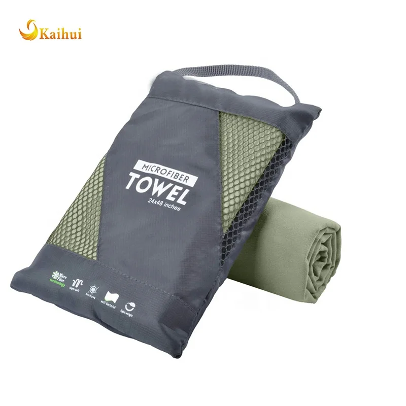 Ultra Compact Microfiber Towel Suitable for Camping, Gym, Beach, Swimming, Backpacking