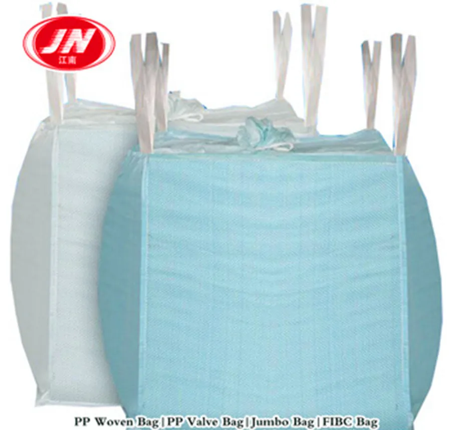 
Cheap Wholesales super sack fibc big bag 1 ton jumbo bag for sand, building material, chemical, fertilizer, flour 