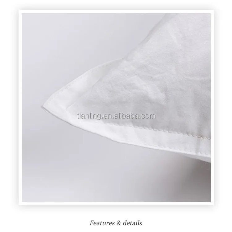 
90 Percentage White Duck Feather And Down Pillows Bed Pillow 